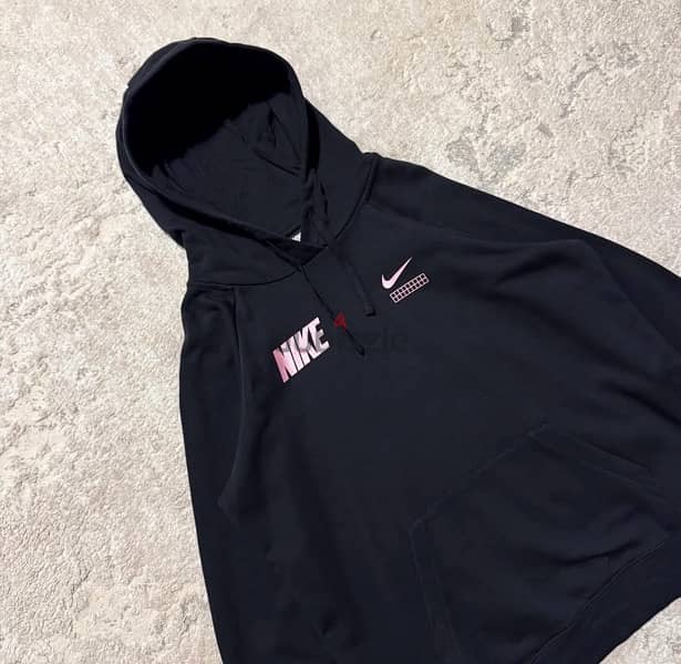 Nike small logo & spell out hoodie 2