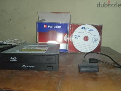 Bluray burner bd-re discs