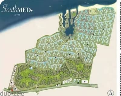 Southmed ستوديو ٦١م للبيع ساوث ميد الساحل الشمالى طلعت مصطفى