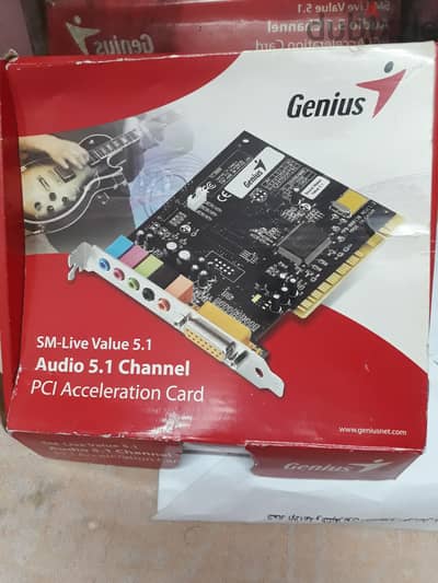 كارت صوت Genius SM-Live Value 5.1 Audio,Sound Card