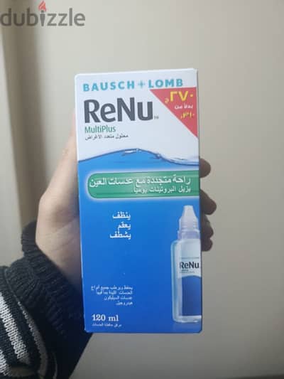 ReNu محلول للعدسات الاصقه