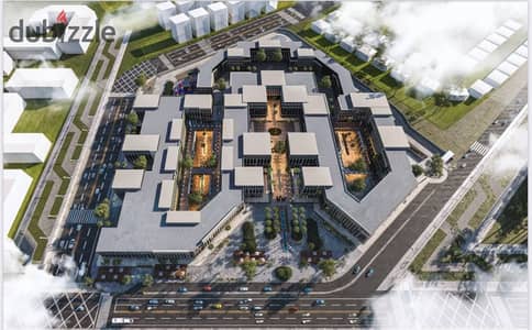 Clinc for sale عياده 40 متر واجهه علي البلازا فيMAJAN MALL شارع زويل مباشرة في اكبر مول ترفيهي في حدايق اكتوبر  بمقدم 10% فقط