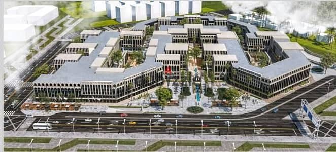 محل ارضي علي البلازا بفيو مفتوح  38 متر داخليني+27 خارجي  علي شارع زويل الرئيسي علي Majan mall  اكبر ميجا مول في حدايق اكتوبر  واقساط علي 12 سنة