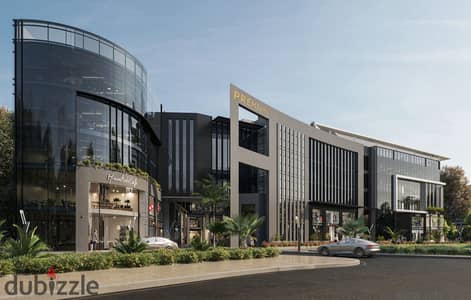 Immediate handover with installments, administrative office, 171 sq m, Mall 101, Sheikh Zayed