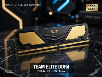 team elite 16gb 2400mhz ram with heat sink