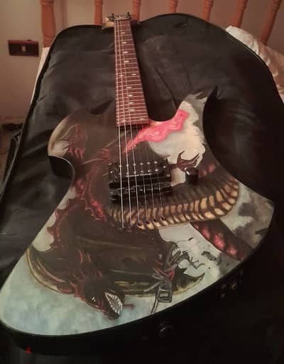 BC Rich- Body Arts collection- Fire Breather 2003