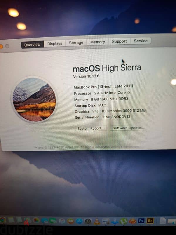 MacBook pro late 2011 2