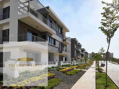 Villa Corner divided for sale in Taj City next to Tesien Street, Fifth Settlement