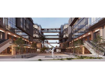 اقل سعر في السوق مكتب 58م للبيع في  ايجوال مول اب وايد بجانب تريفيوم  القاهرة الجديدة office sale iguall mall