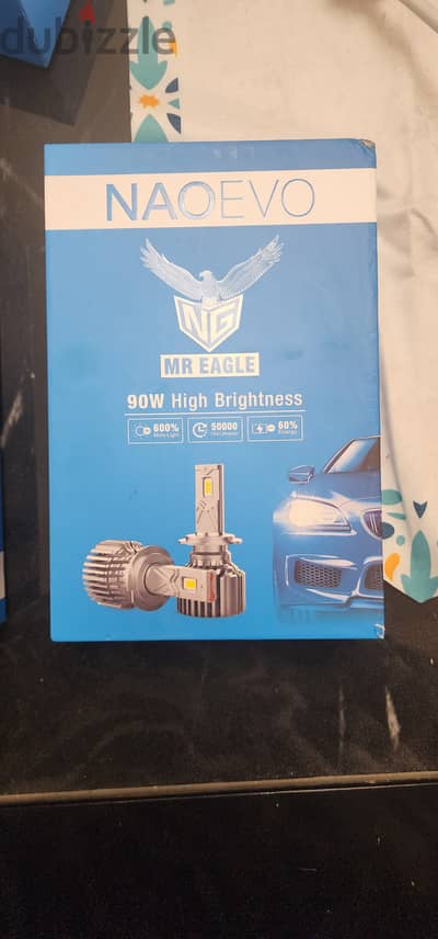 طقمين ليد NAOEVO 180W 10800 LM