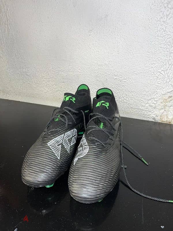 Puma Future Play FG – Black & Green 2
