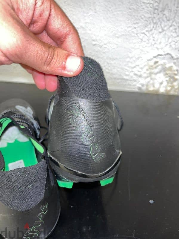 Puma Future Play FG – Black & Green 3