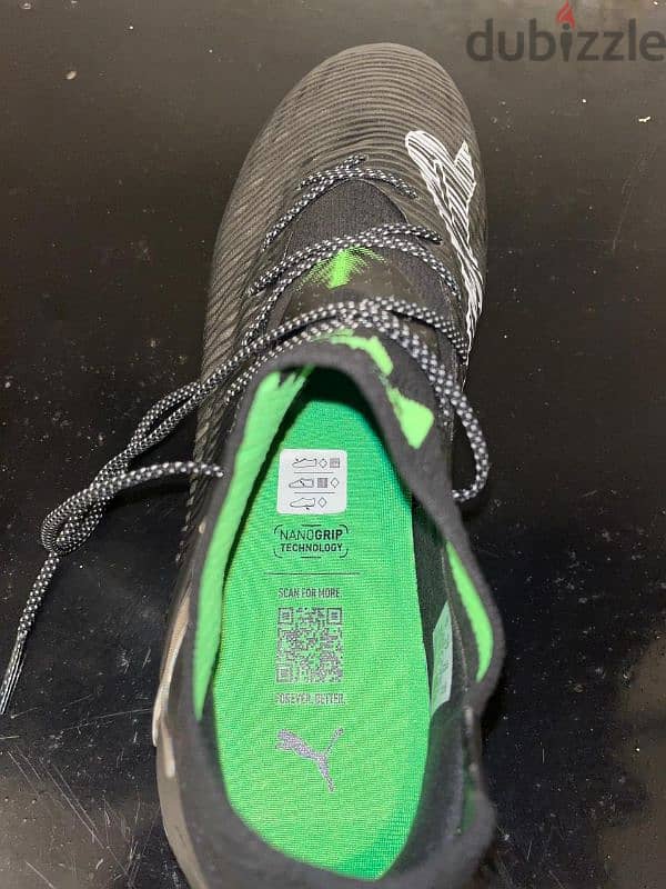 Puma Future Play FG – Black & Green 4