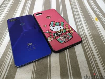 للبيع شاومي mi8لايت ذاكره4جيجا مساحه 64جيجا بايت