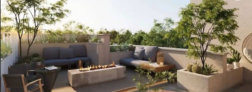 Penthouse for sale with a landscape view in the heart of Sheikh Zayed, inside Ivoire West Compound, next to Al Rabwa