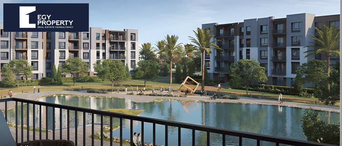 Pool View Apartment For Sale Ready To Move Lowest Price in Haptown - Mostakbal City