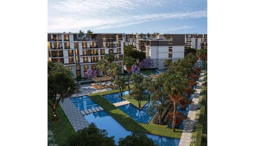 Apartment for sale in Tesla Residence Compound, directly on Al Wahat Road, opposite MSA University.