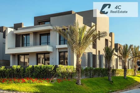 باقل من سعر الماركت ب 2 مليون فيلا توين هاوس 286 م 5 غرف نوم ريسيل ف اميز لوكيشن للبيع فى كمبوند  لافيستا سيتي التجمع La vista city