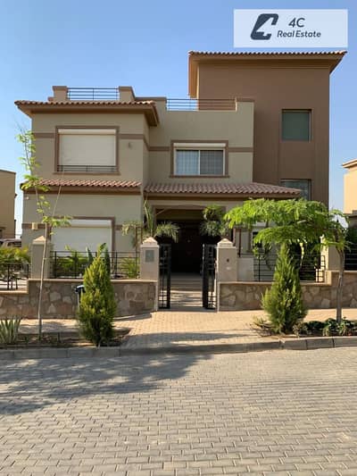 فيلا ستاند ألون كونر استلام فوري للبيع في بالم هيلز القاهرة الجديدة التجمع الخامس  Palm Hills New Cairo Fifth Settlement