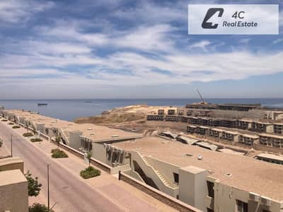 Sea and lagoon view chalet resale below market price 3 bedrooms in IL Monte Galala Ain Sokhna for sale