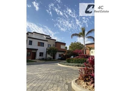 Lowest price townhouse with installments available in AZZAR 2 Compound, Fifth Settlement, with a distinctive layout, open view, ready to move