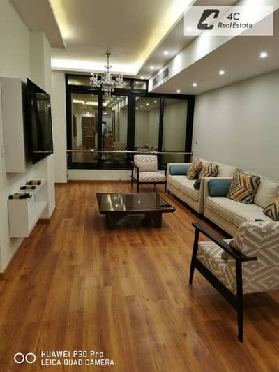 Apartment for sale opposite the American University, 3 rooms, finished with air conditioning, kitchen and dressing room, lowest total price,