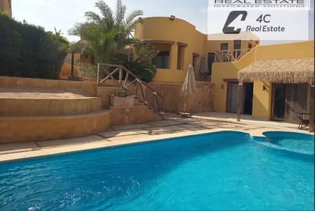 5-bedroom villa with sea view, immediate resale, fully finished, in Mountain View Ain Sokhna - open view, below market price, ready for viewing.