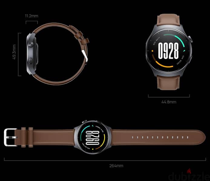 mibro lite 3 grey× brown 2