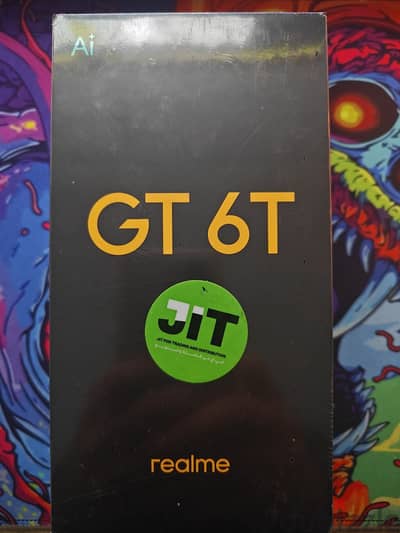 للبيع وحش الجيمنج Realme GT 6T 256gb بضمان سنة محلي جديد زيرو متبرشم