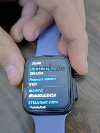 ساعه x8 ultra بحاله جيده جدا
