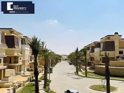 فيلا للبيع متشطبة بالكامل 293 متر موقع مميز جدا بجاردن في سراي - القاهرة الجديدة  Sarai