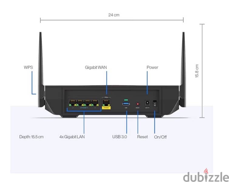 Linksys MR7500, Router, Accsess point support 250m2 1