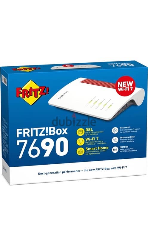 FritzBox 7690, Modem Router, Wi-Fi 7 6