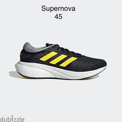 Adidas supernova running shoes 45