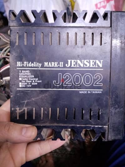 إيكولايزر سيارة JENSEN J2002 الأصلي – صوت احترافي 7 باند – شغال 100%