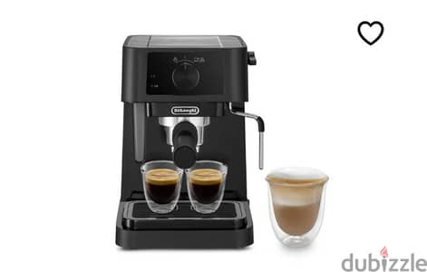 Delonghi Stilosa Espresso Machine , 1 Liter , Black - EC230. BK