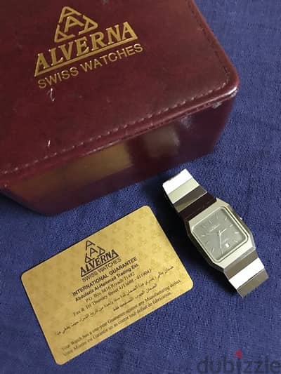 ساعة الڤيرنا الأصلية صناعة سويسرية Alverna Swiss made
