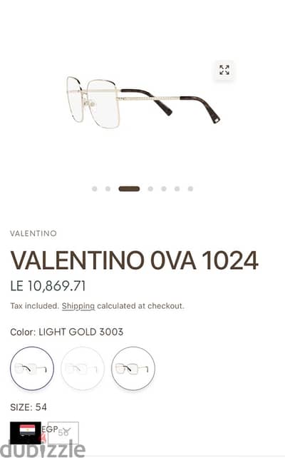 original Valentino women’s eyeglasses