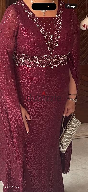 فستان مناسبه جديد استعمل مره واحده