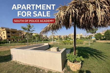 Apartment for sale in South Academy, 220 meters, sea direction, overlooking a garden, second floor, semi-finished, four rooms, four bathrooms.