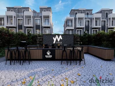 Near Mall of Arabia, a townhouse with a great deal of 305 meters + 89 meters garden, for sale in New Zayed with a prime down payment.