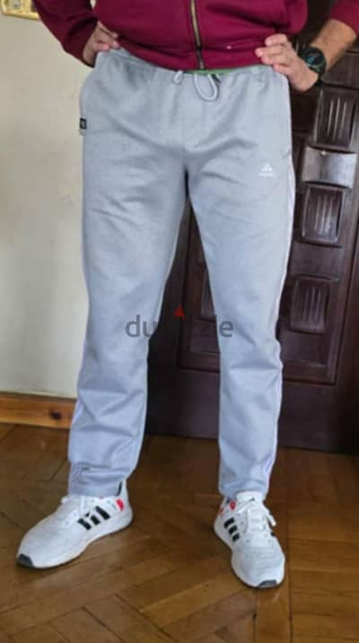 Sweatpants بنطلون غطس رجالى - رمادى L