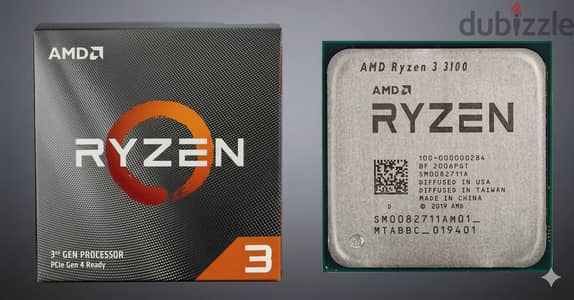 AMD Ryzen 3 3100 4-core processor + cooler