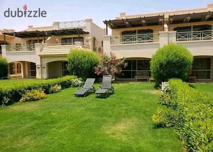 فرصة شاليه بجاردن متشطب بالكامل استلام فوري جاهز للمعاينة فيو بحر و pool للبيع في لافيستا جاردنز العين السخنة la vista gardens ain sukhna بجوار بورتو