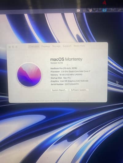macbook Pro 2TB 15.6 2016