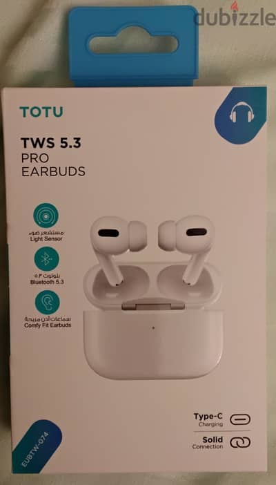 Totu pro earbuds - ايربودز ماركه توتو متبرشمه