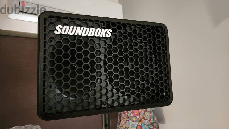Soundboks Go Portable Bluetooth Speaker with Stand 1