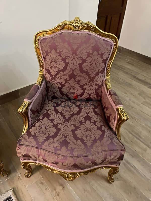 Sofa plus two arm chairs 12