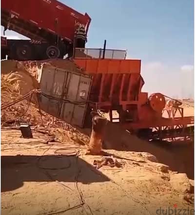 كسارة موبايل متحركة شاسيه كاوتش استيراد