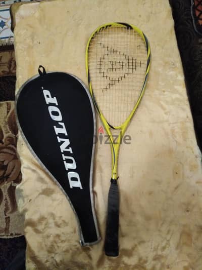 مضرب اسكواش دانلوب اصلي طراز Dunlop Rage 25.190 جرام بالجراب
